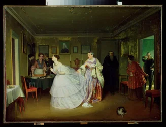 Majorens ekteskapsforslag, 1851